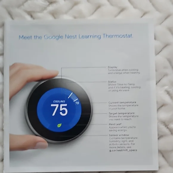 Black and Silver Smart Thermostat Accessory